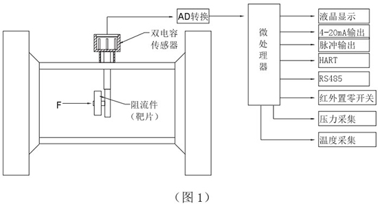 低溫液氮流量計(jì)工作原理圖